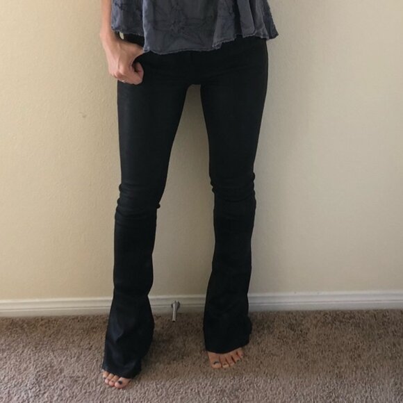 Current Elliot Black Leather Pants - Picture 1 of 6